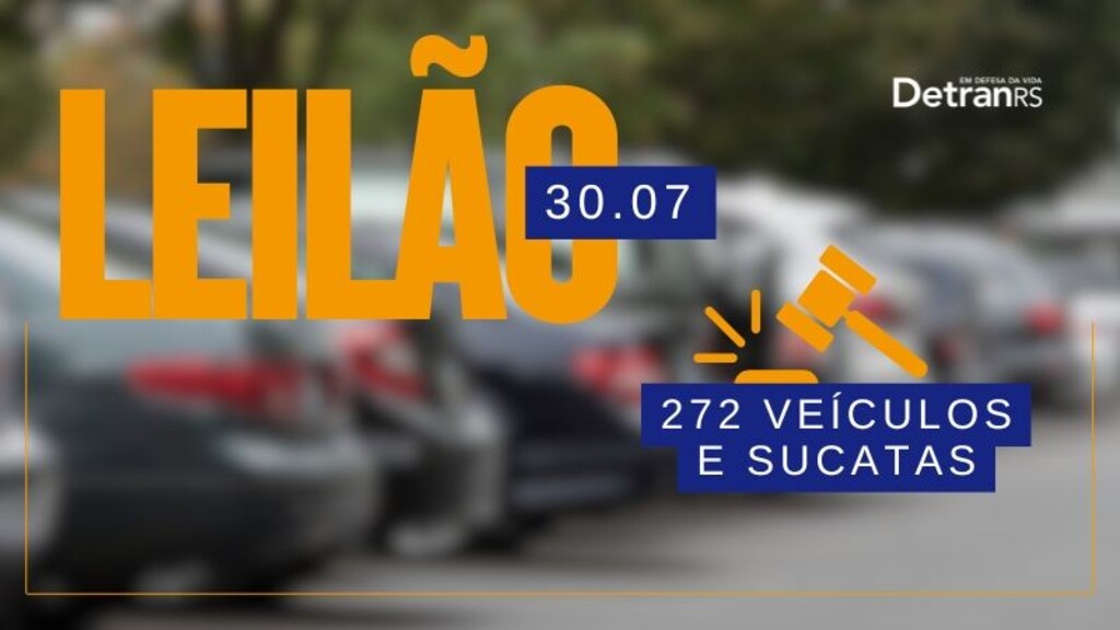 Leilão do Detran tem Kwid Zen com lance mínimo de R$ 7.200 e Civic a partir de R$ 4.900