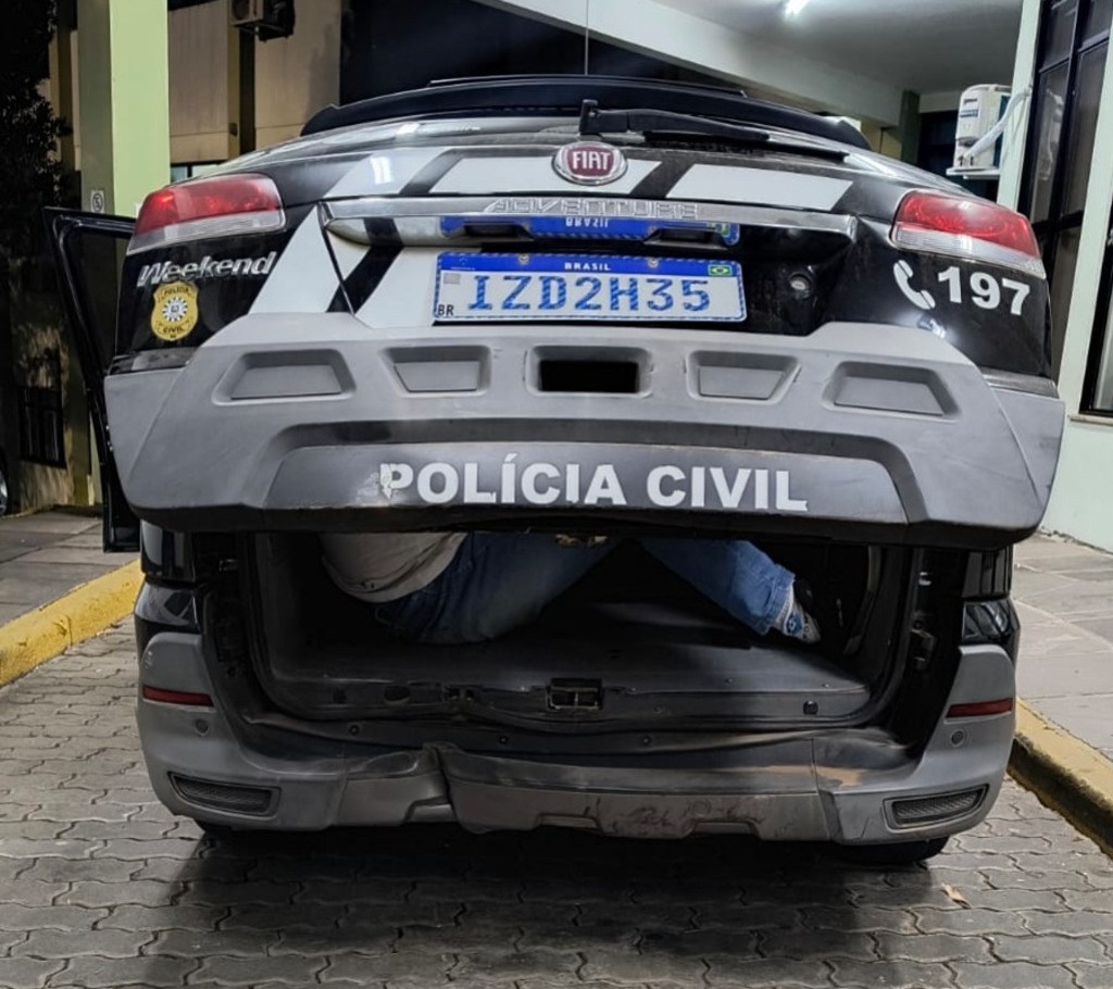 Polícia Civil de São Marcos prende foragido da Justiça no bairro Industrial