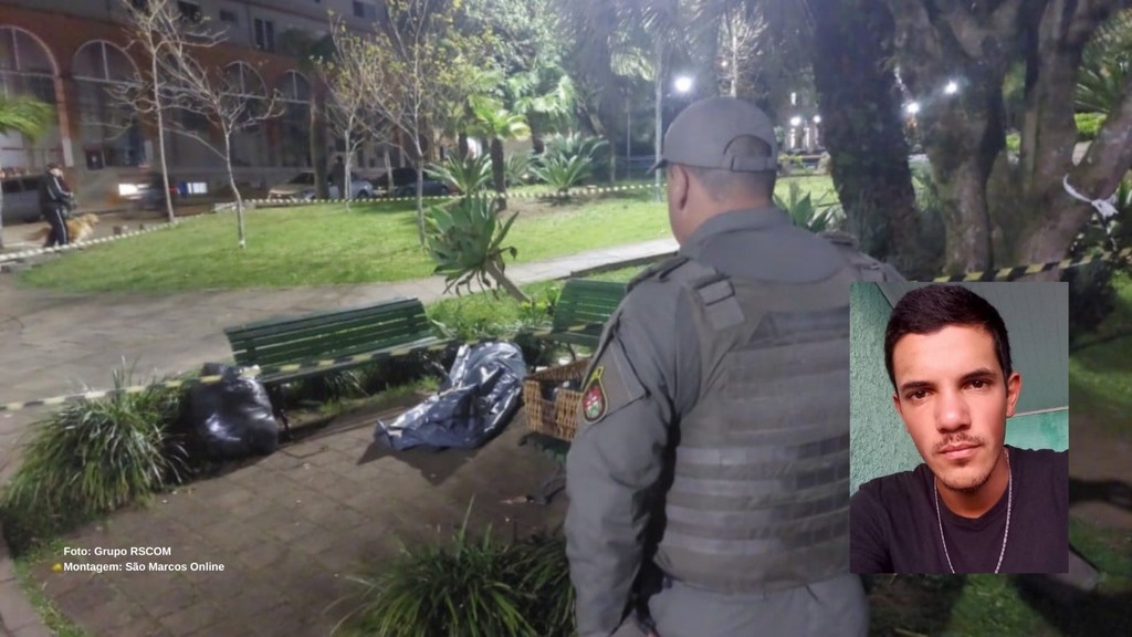 São-marquense foi morto a facadas na Praça da Matriz em Farroupilha