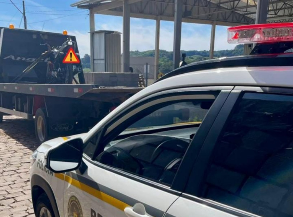 Brigada Militar de São Marcos prende jovem e apreende motocicleta por manobra perigosa
