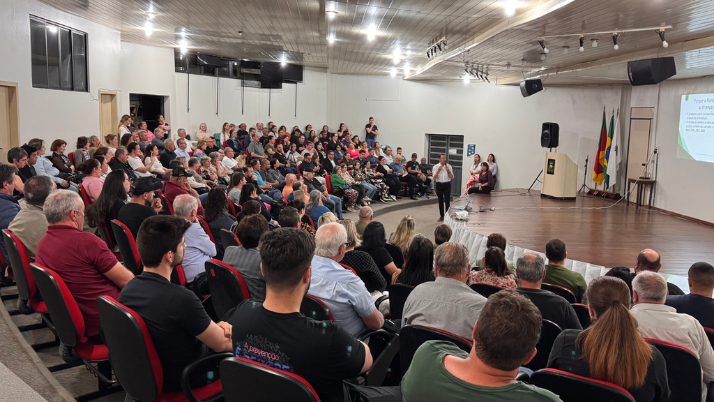 Administração apresenta o plano “Desenvolve São Marcos”, de R$ 60 milhões, e reforça compromisso com responsabilidade fiscal para auditório lotado