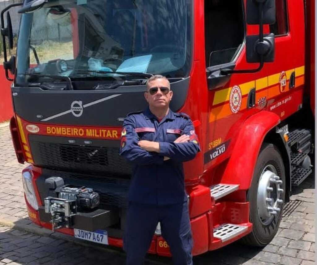 Com quase 30 anos de carreira, bombeiro Tiago Macedo de São Marcos reforça a Operação Verão RS
